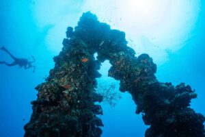 The IJN IRO wreck Palau Micronesia